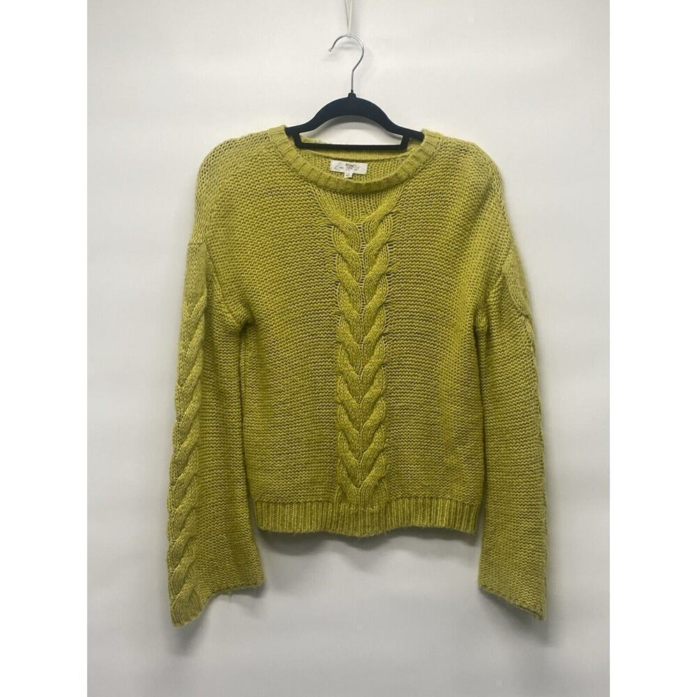 Love, Whit By Whitney Women’s Port Cable Knit Sweater Sz XS Comfy Nautical